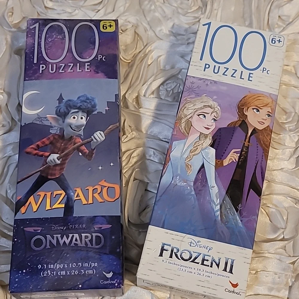 Puzzles / Playing Tile Set -  2 Boxes / 100pc Puzzle